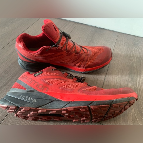 SalomonVibe gotex shoes running very good condition like 90%, Red size: 8.5~26,5 - Picture 8 of 12